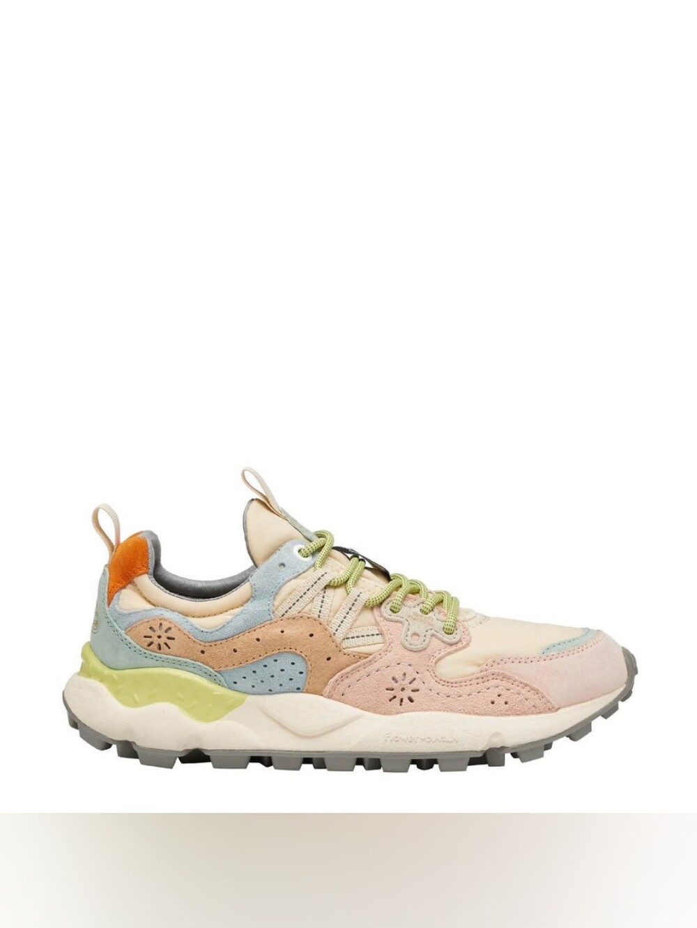 The Flower Mountain Yamano 3 Woman Sneakers in Beige-Pink